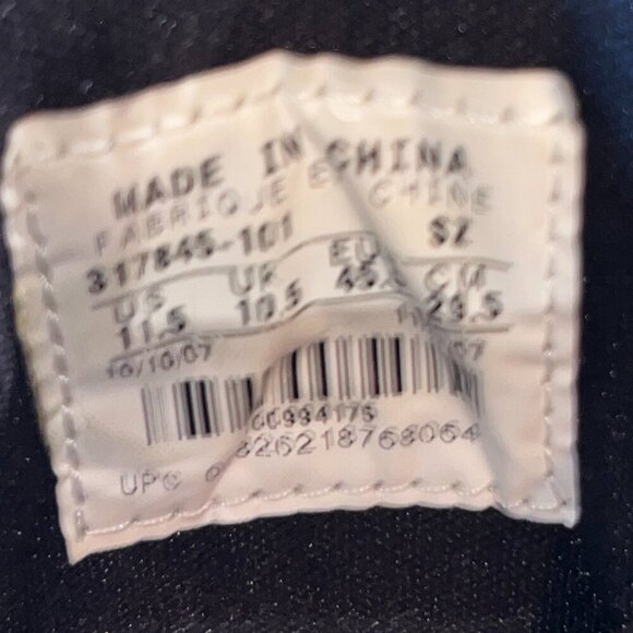 NIKE AIR JORDAN ENHANCER 2007 High Top Sneakers Kicks White/Black Like New 11.5 - Picture 5 of 14